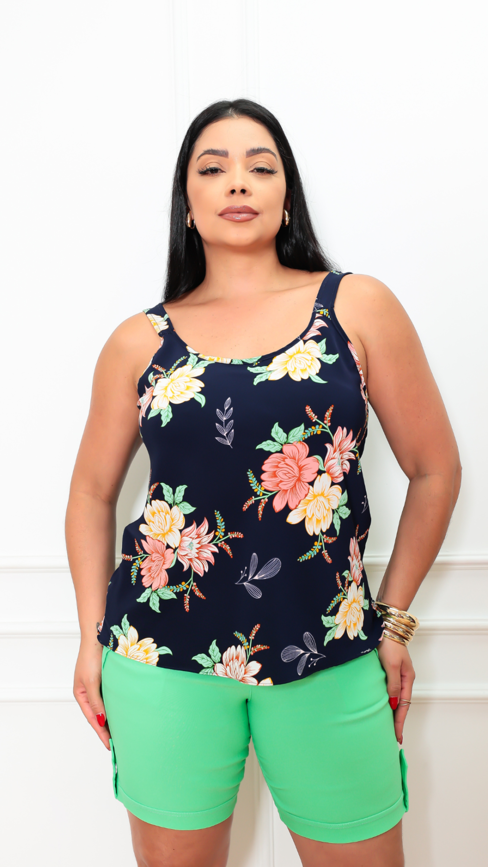 REGATA ALÇA LARGA ESTAMPADO / GG